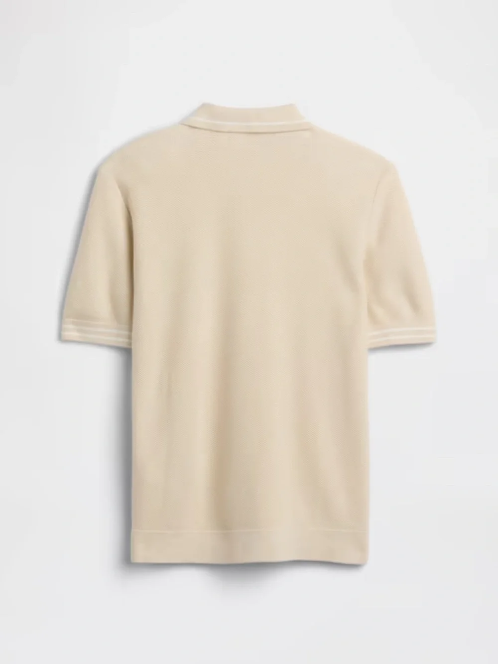 GAP Kids Relaxed Sweater Polo Shirt Size 10 Tan Chino 100% Cotton